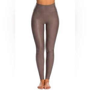 Spanx Faux Leather Leggings in Antique Rose S